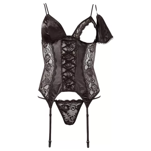 Cottelli - top com ligas ajustáveis (preto)