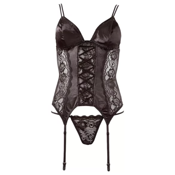 Cottelli - top com ligas ajustáveis (preto)