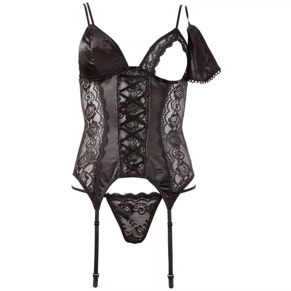 Cottelli - top com ligas ajustáveis (preto)
