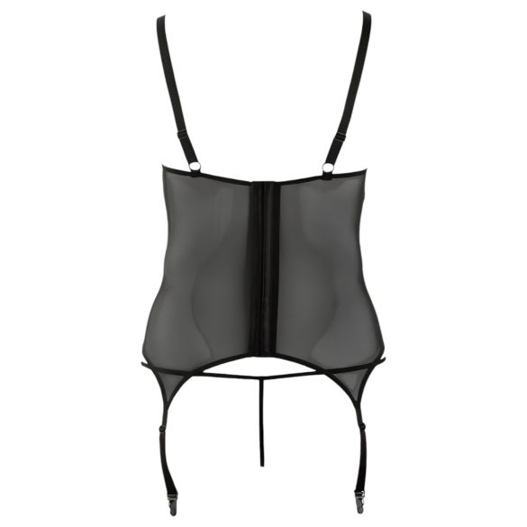 Cottelli - blusa feminina plus size floral - preto - XXXL