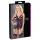 Cottelli - conjunto de lingerie aberto em renda - preto - M
