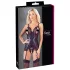 Cottelli - conjunto de lingerie aberto em renda - preto - XL