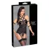 Cottelli Bondage - top com alças, algemas e tanga (preto) - M