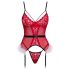 Cottelli - conjunto lingerie natalina - vermelho