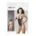 NO:XQSE - Body sexy aberto com strass - preto (S-L)