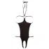 NO:XQSE - Body sexy aberto com strass - preto (S-L)
