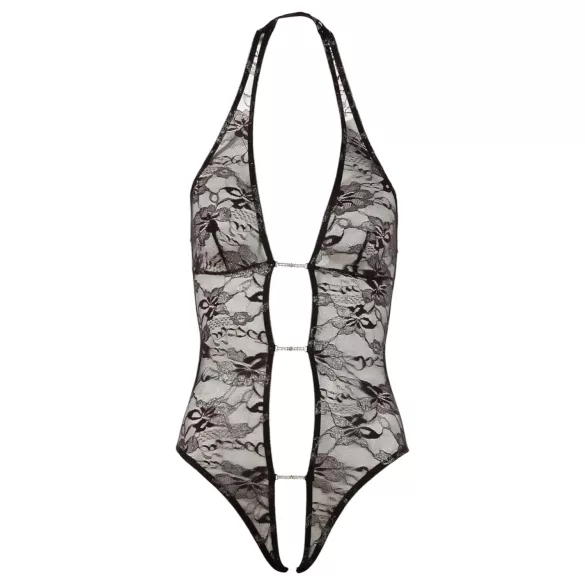 Abierta Fina - body de renda - brilho sensual