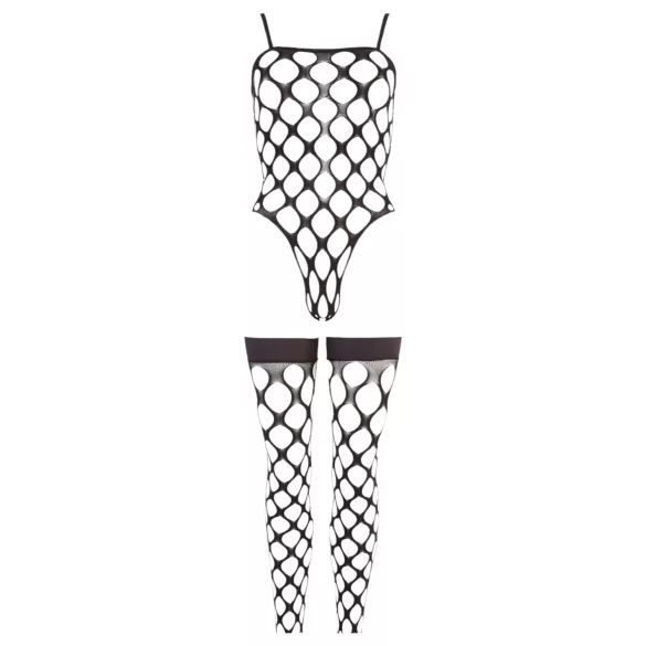 NO:XQSE - conjunto sexy rede - preto (S-L)