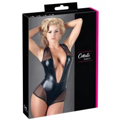 Cottelli - body rede brilhante - preto