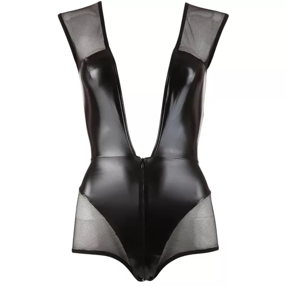 Cottelli - body rede brilhante - preto - M