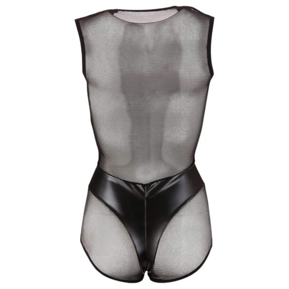 Cottelli - body rede brilhante - preto - XL