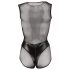Cottelli - body rede brilhante - preto - XL