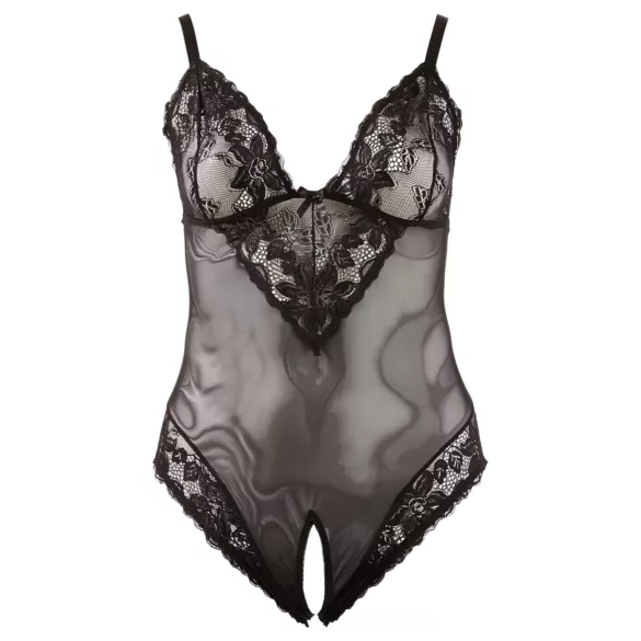 Cottelli Plus Size - body rendado plus size - preto - XXXXL