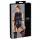 Cottelli Bondage - body sem mangas brilhante e algema para braço - preto