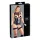 Cottelli Bondage - body aberto brilhante com algemas de braço - preto - XL
