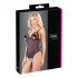 Cottelli - body aberto renda e pérolas - preto - L
