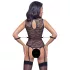 Cottelli Bondage - Body rendado com tiras - preto