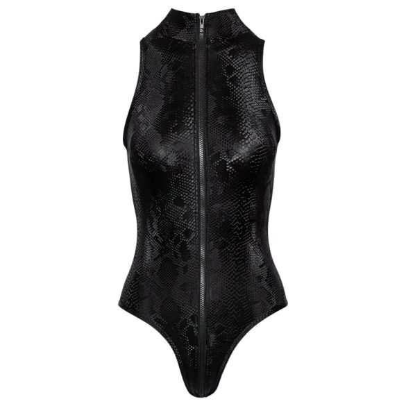 Cottelli Party - body feminino - estampa cobra - preto