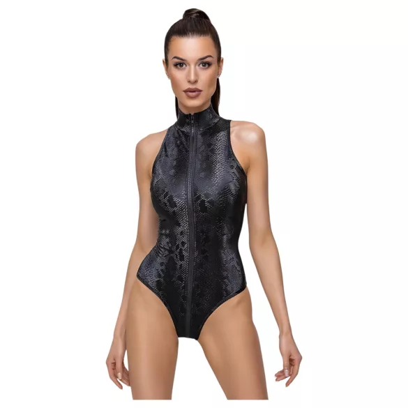 Cottelli Party - body feminino - estampa cobra - preto - L