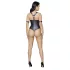 Cottelli Bondage - body aberto com anel - vinil preto - M
