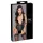Cottelli Bondage - body rendado com choker - preto - M