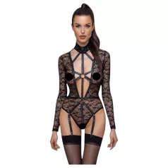 Cottelli - body transparente com alças - preto
