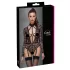 Cottelli - body transparente com alças - preto - M
