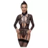 Cottelli - body transparente com alças - preto - M