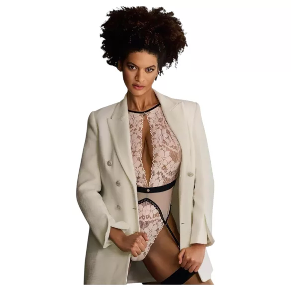 Obsessive - body com ligas - renda rosa - L/XL