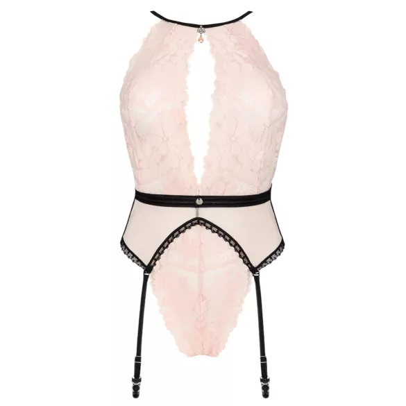 Obsessive - body com ligas - renda rosa - L/XL