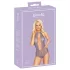 Kissable - body rendado com gola - lilás