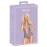 Kissable - body rendado com gola - lilás - L/XL