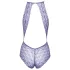 Kissable - body rendado com gola - lilás - L/XL