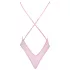 Kissable - body renda bordado floral - rosa