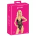 Beijável - body rendado (preto)