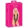 Body preto com bordado rosa para beijar - L/XL