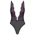 Body preto com bordado rosa para beijar - L/XL