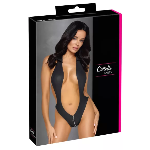 Cottelli Party - body com gola - manga longa - preto