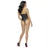 Cottelli Party - body floral sexy - renda preta - M