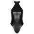 Noir - body brilhante com alça no pescoço (preto) - L