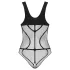 Obsessive B336 - body em rede preto, transparente e aberto (S-L)