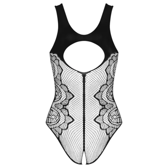Obsessive - body aberto transparente - preto - S/L