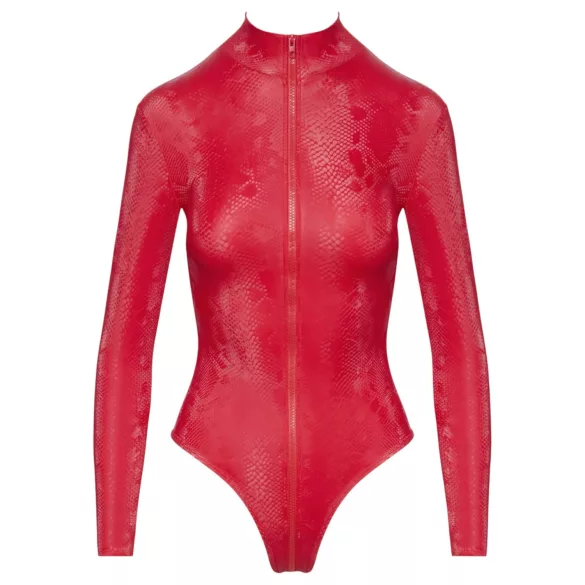 Cottelli - body lingerie snake print - vermelho