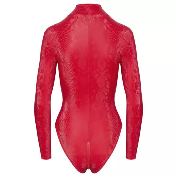 Cottelli - body lingerie snake print - vermelho
