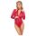Cottelli - body lingerie snake print - vermelho - M