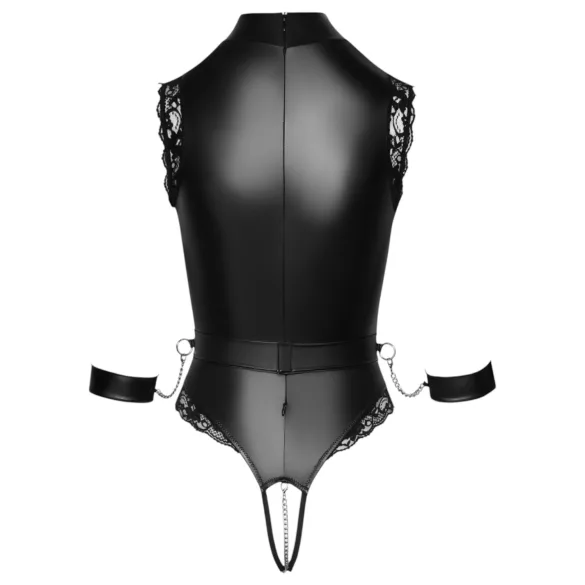 Cottelli Bondage - body aberto seios à mostra - preto - M