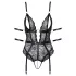 Cottelli Bondage - body rendado aberto - preto - M