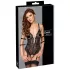 Cottelli Bondage - body rendado aberto - preto - L
