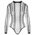 Cottelli - body aberto listrado - preto - tamanho S-L
