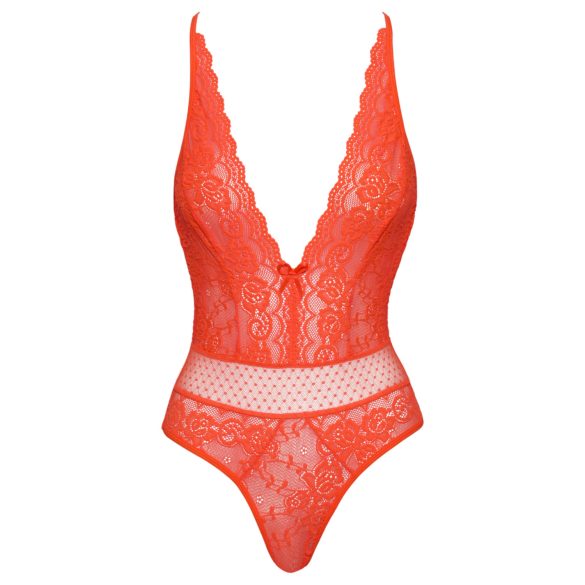 Cottelli - body rendado com alças cruzadas (vermelho)